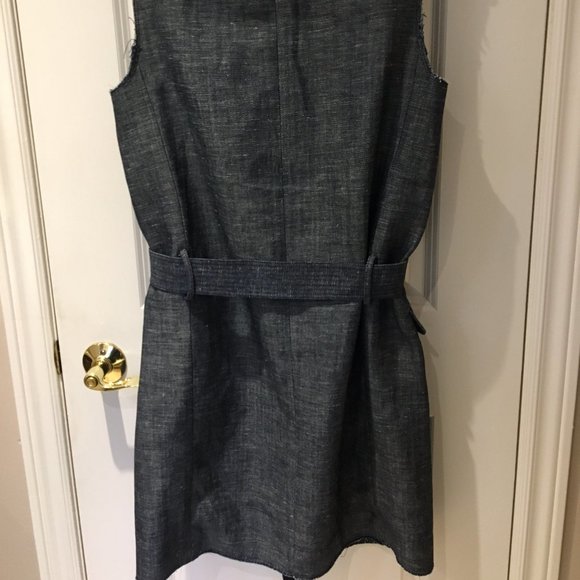 Indigo denim long vest/sleeveless coat by Rag & Bone, Small - Picture 4 of 7